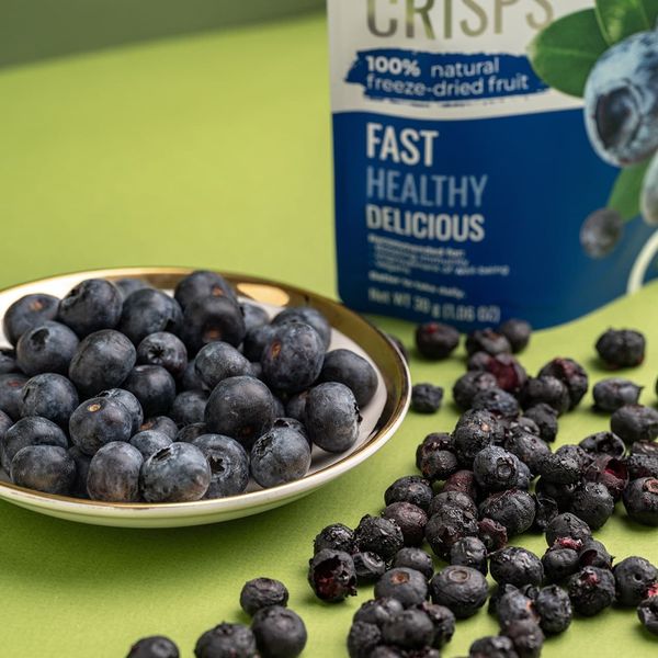 Freeze-dried blueberries, 30 g.