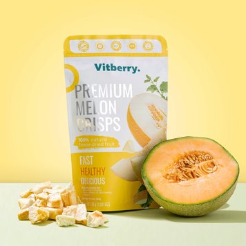 Freeze-dried melon, 500 g.