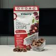 Freeze-dried sweet cherries in milk chocolate