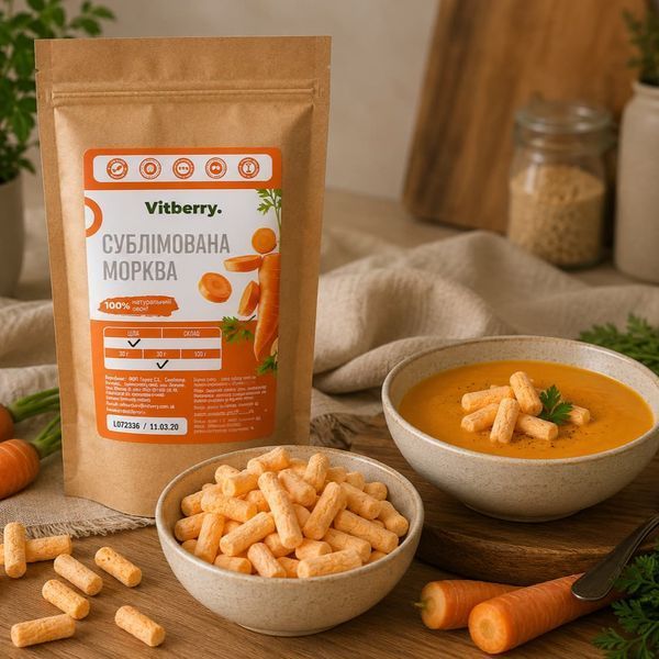 Buy Freeze-dried carrots