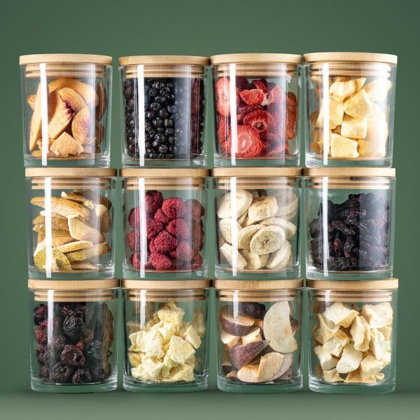 Купить Сублимированные фрукты &laquo;Большой Сет&raquo; &mdash; 12 вкусов по 30г
