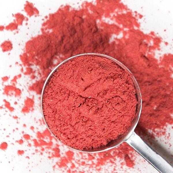 Freeze-dried strawberries powder, 500 g.